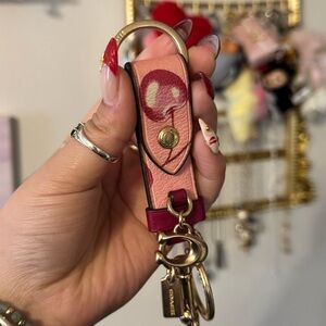 Coach Cherry Key Holder